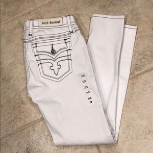 Rock Revival White Skinny